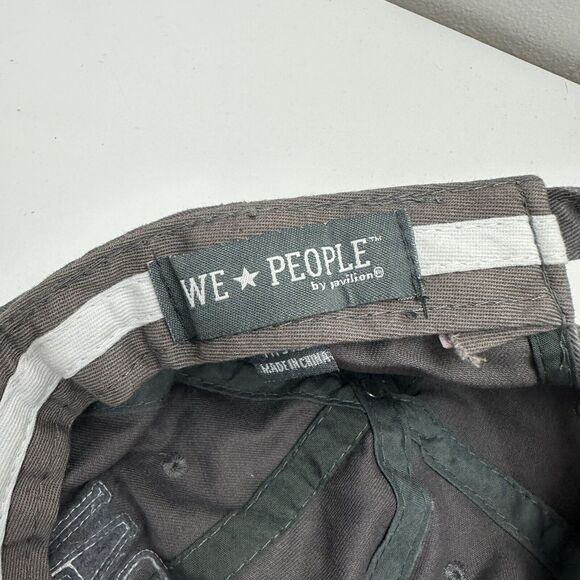 Football People Hat Cap Gray We People Pavilion Embroidered Strapback Adjustable - Picture 11 of 12